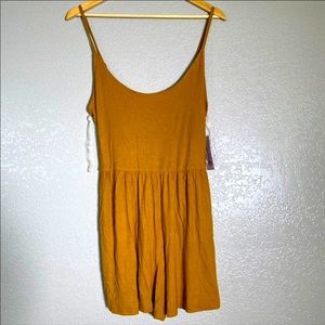 Women’s Large * Burnt Yellow Dress * NWT